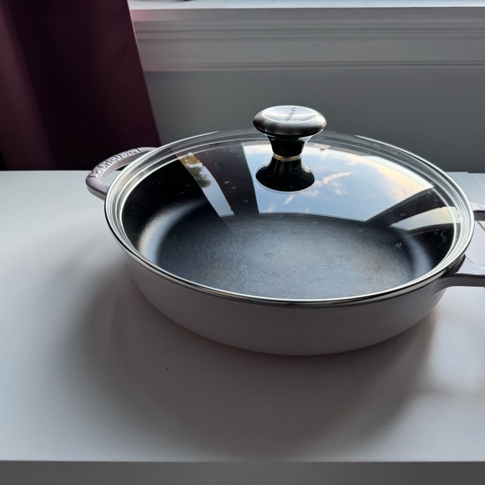 Used:  Le Creuset everyday pan with cover